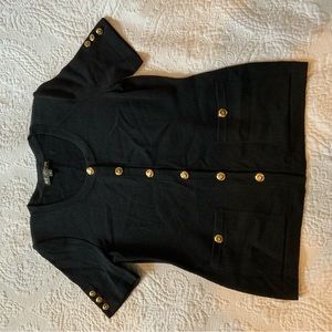 St. John Santana Knit Short Sleeve Cardigan